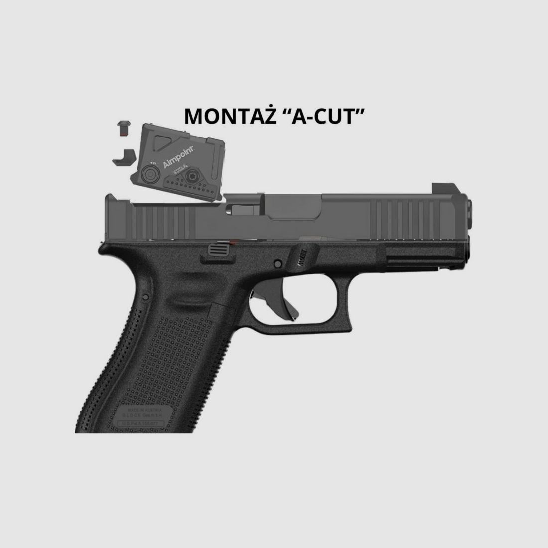 Glock 19 Gen.5 A-CUT COA kal. 9x19, zdjęcie 5 z 7