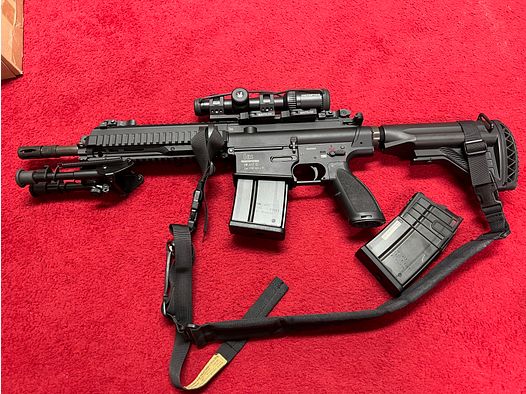 VFC H&K 417 D Open Bolt GBB 6mm BB w czarnym kolorze Wersja V1