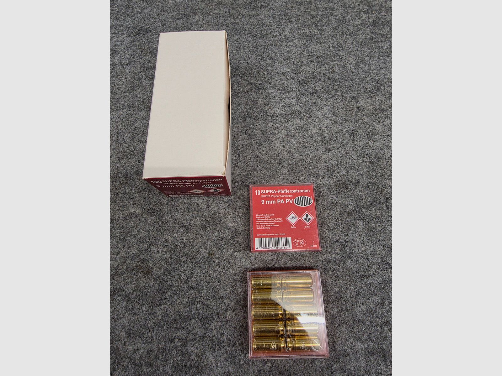 Wadie Supra Pfeffer Schreckschuss-Kartuschen SRS Kal. 9mm PAK