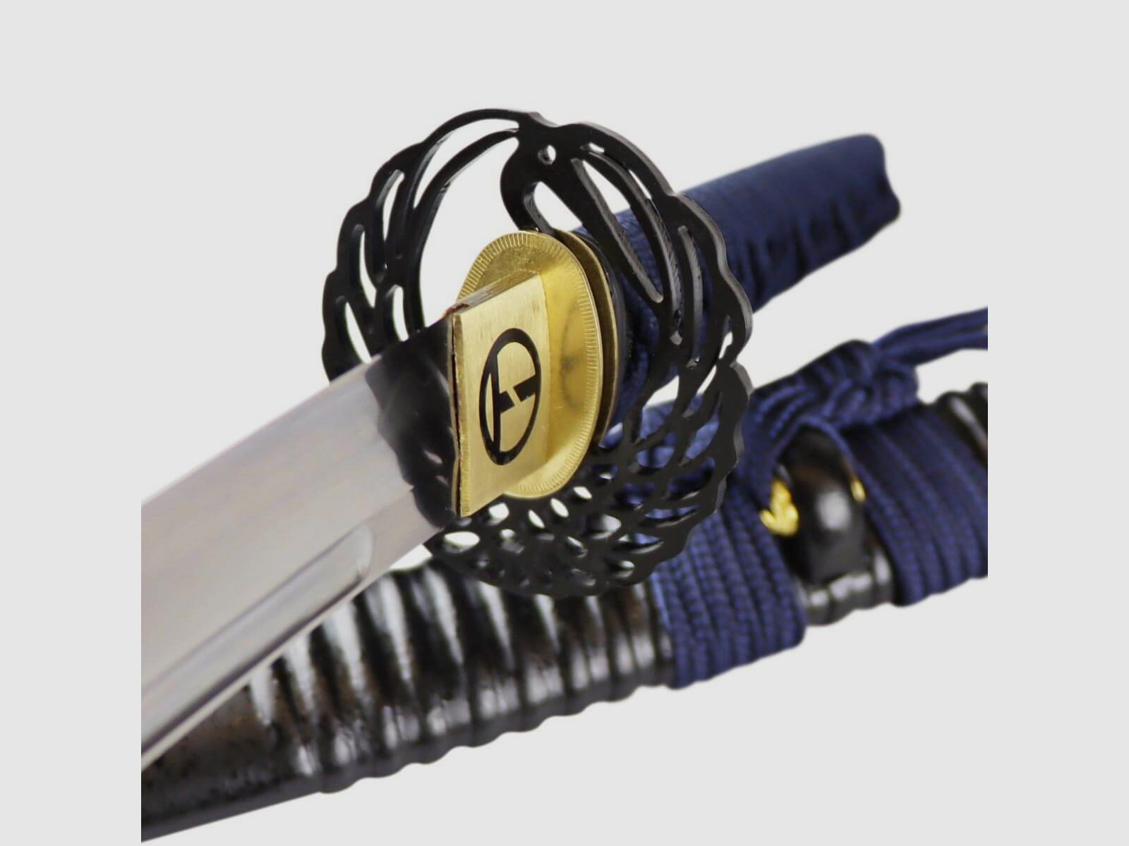 Tsurumaru Wakizashi con Saya Sendan e verniciatura Ishime