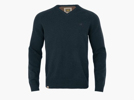Härkila Vincent Merino V-Neck Sweater Men Dark Navy 3XL