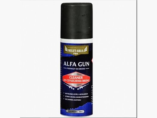 Odtłuszczacz do broni Alfa Gun Cleaner, 50 ml, Militaria Pro