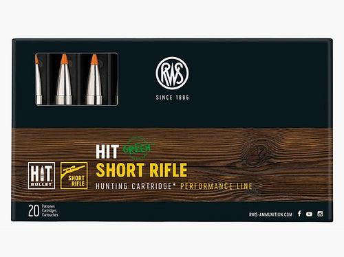 RWS Hit Short Rifle Verde .308Win 9,7g 150grs