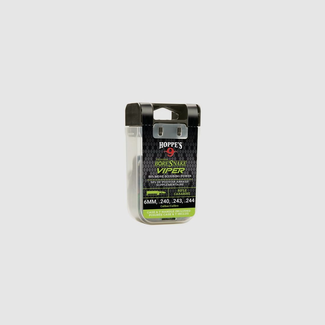 Hoppes BoreSnake Viper Den 6mm/.243/.244/.240 Wby.