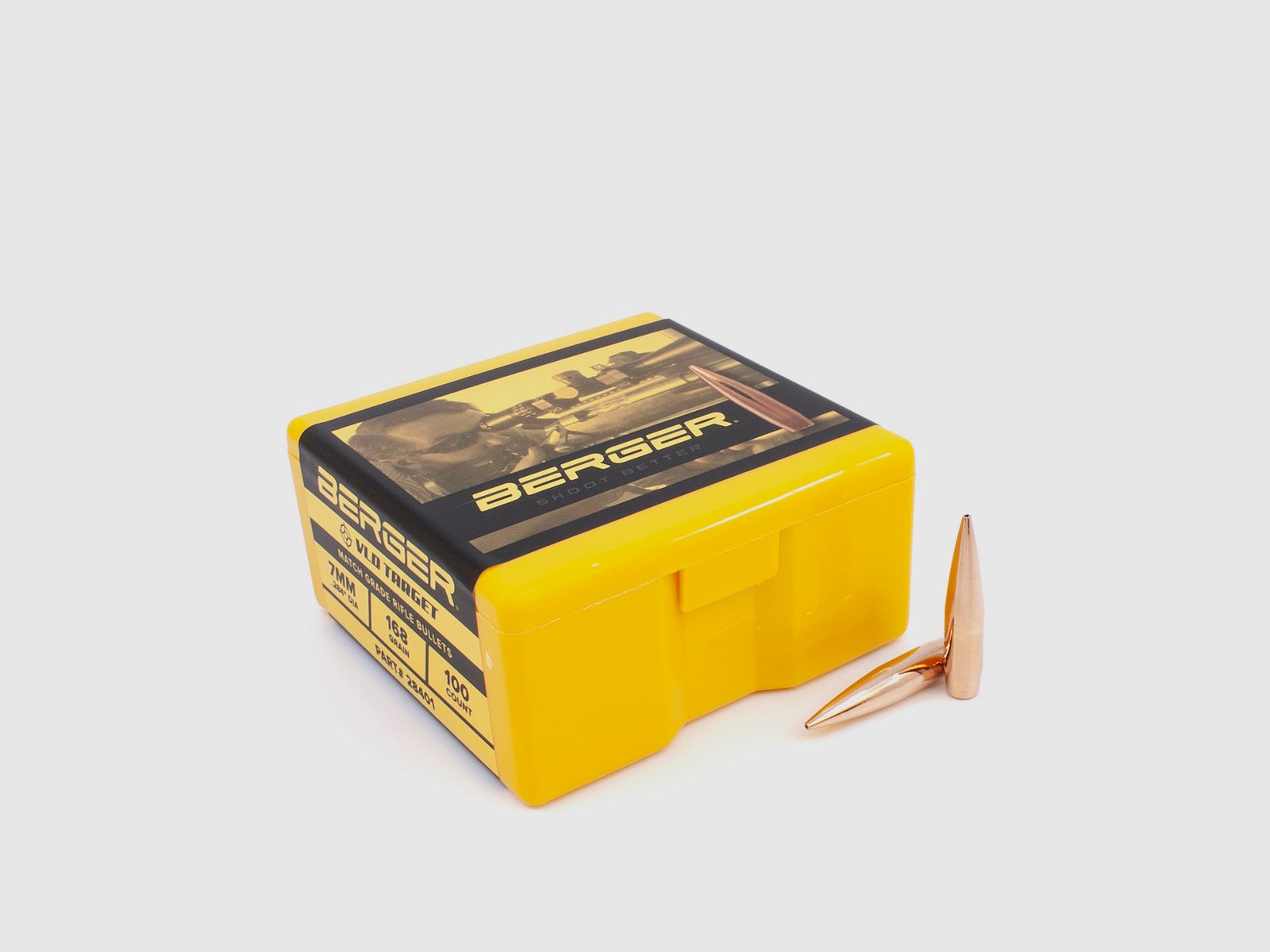 Berger Geschoss 7mm/.284 VLD Target 168GR 100 Stück