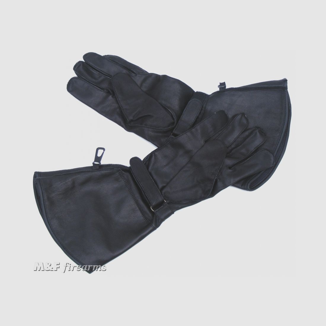 Stulpenhandschuhe "US-Police Heritage" mit langer Stulpe schwarz