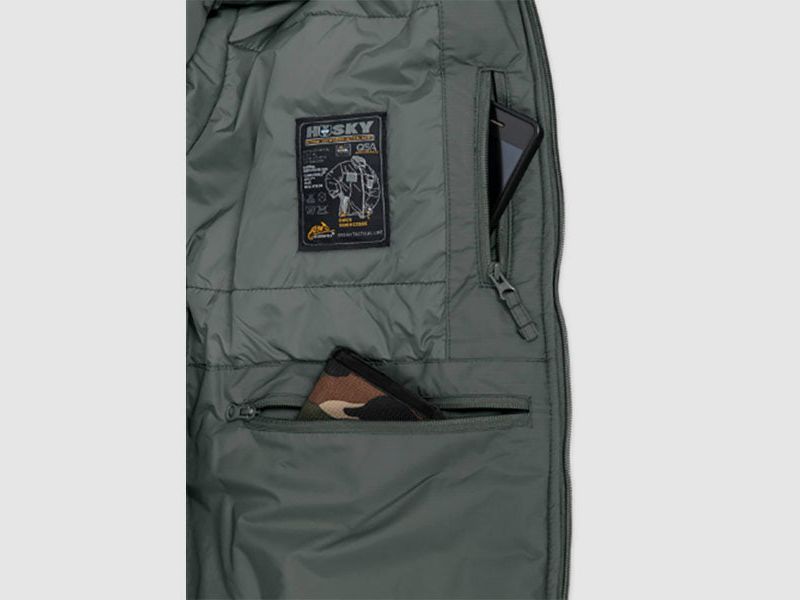 Taktische Winterjacke HUSKY, Climashield Apex 100g, Alpha Green, Bild 6 von 9