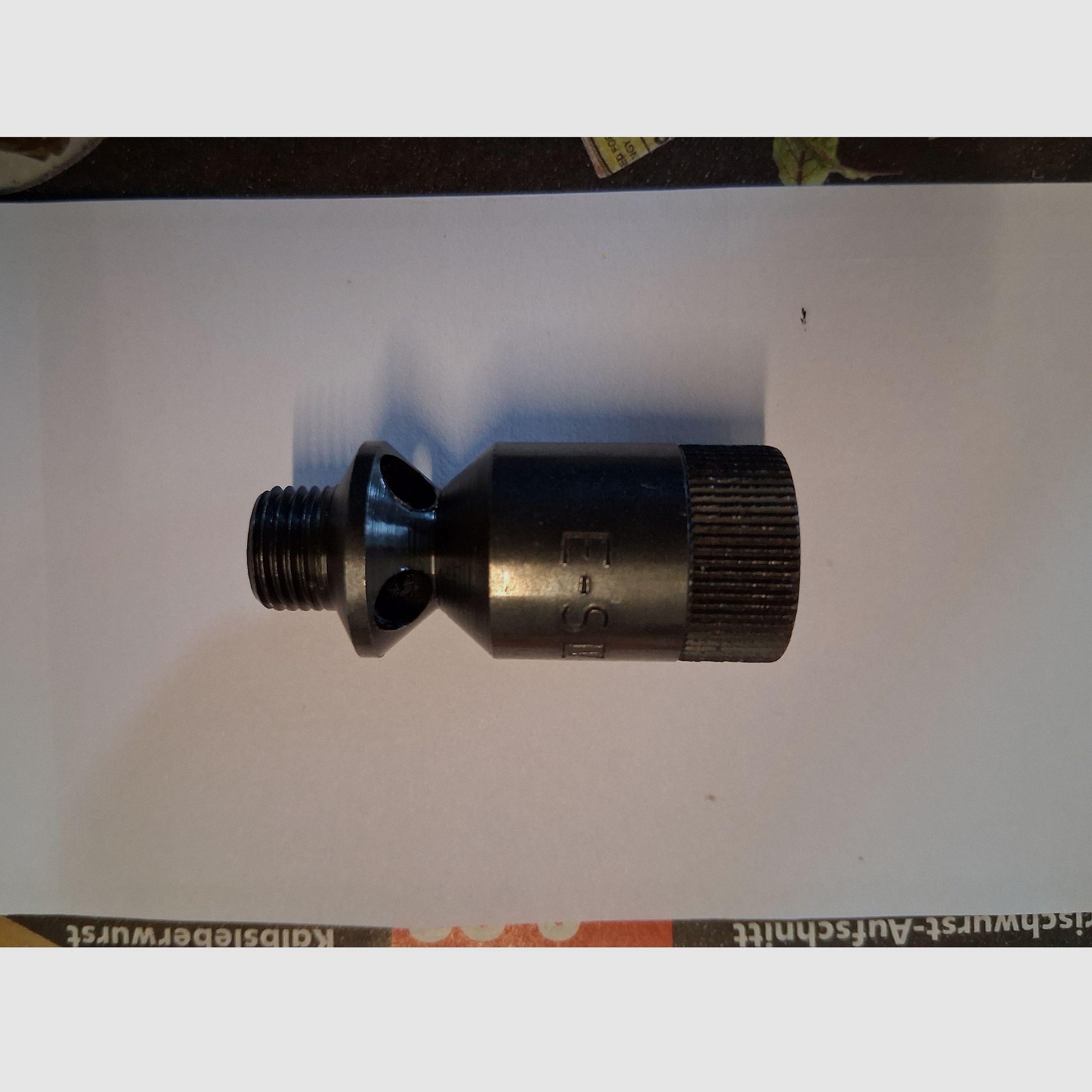 Cup launcher E-S IV (Enser Sportwaffen) for IWG SP15 Compact, IWG Mod. P 900 Cal. 9 mm P.A.K.