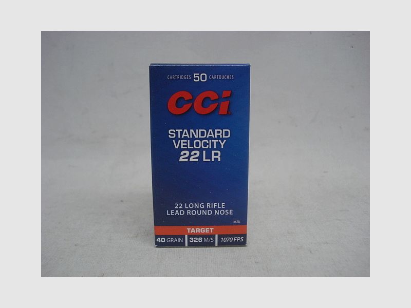 CCI .22lr Standard - Pappschachtel (50) #35#