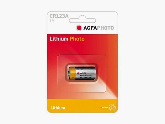 AGFA CR123A Lithium Batterie
