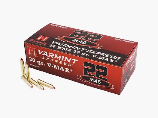 HORNADY 22WMR 30GR V-MAX