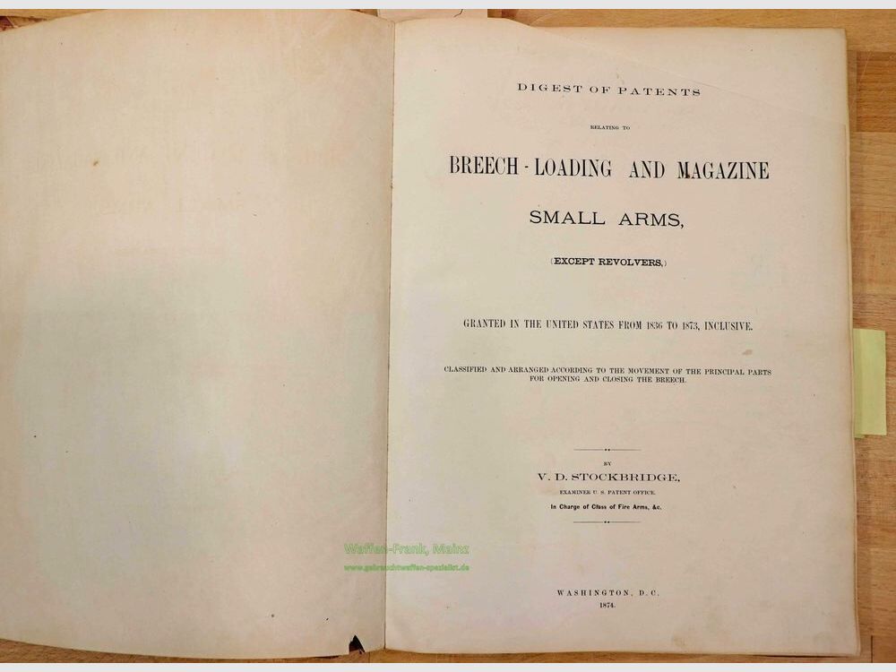 USA, Diverse Breech-Loading and Magazine Buch