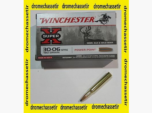 1 pudełko 20 nabojów, 30-06, Winchester Power Point 180 grains