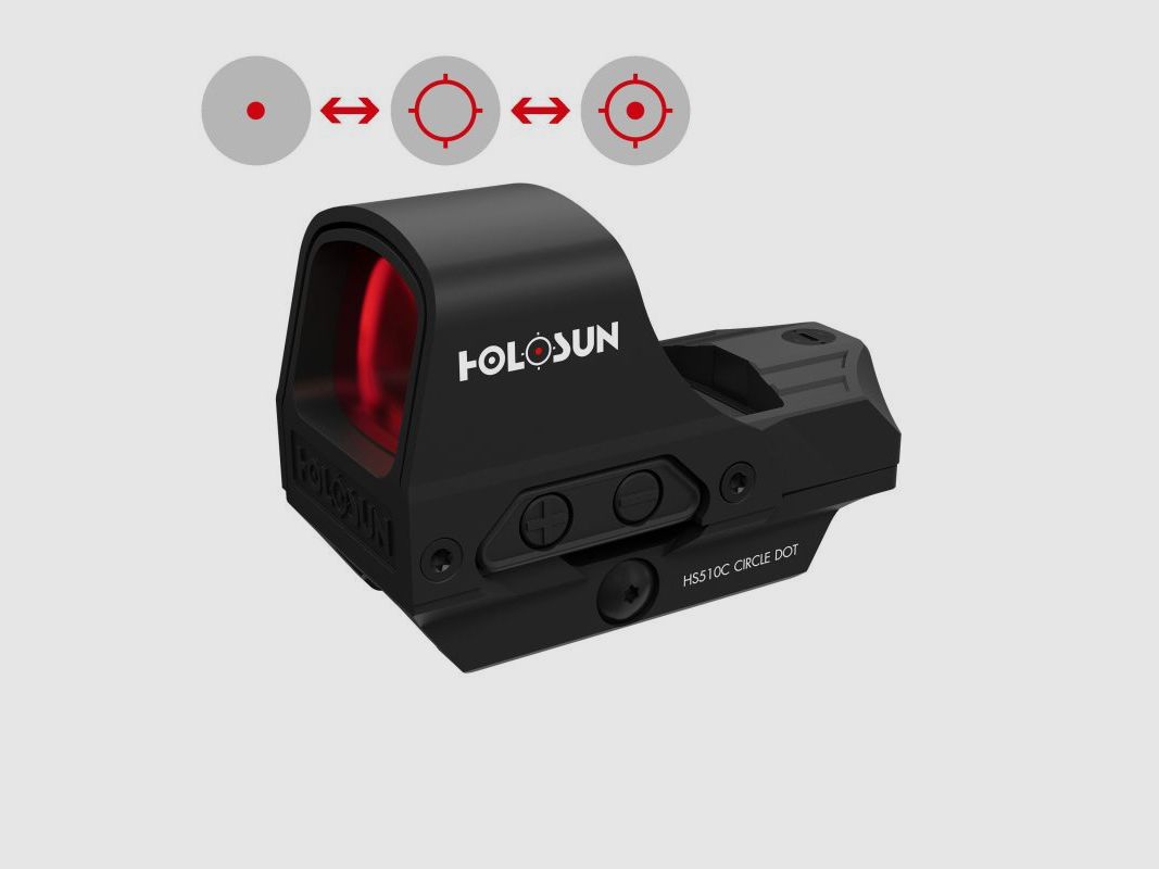 HOLOSUN 510C - Schwarz - Rot