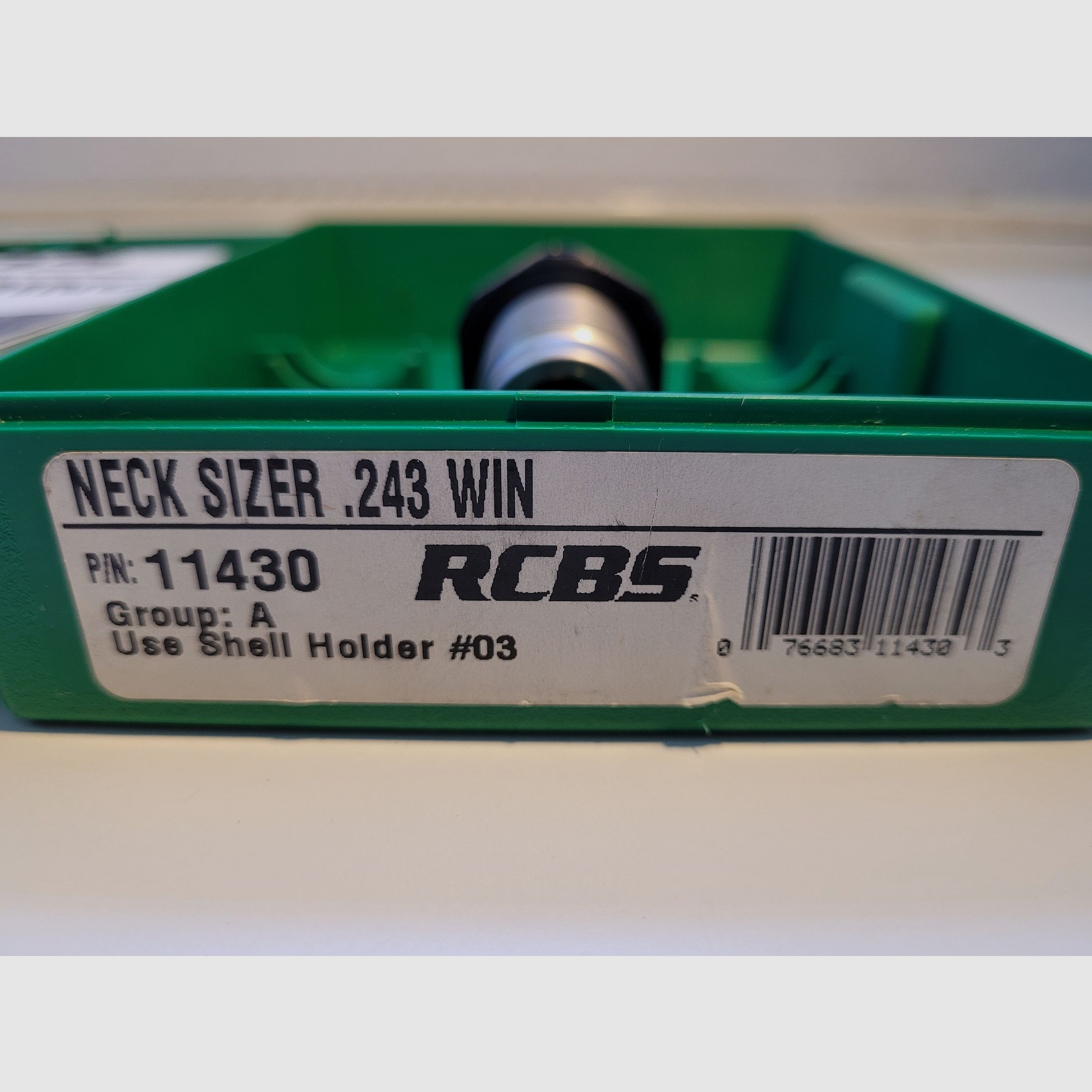 .243 Win. RCBS Hülsenhalskalibriermatrize, Art.-Nr.: 11430