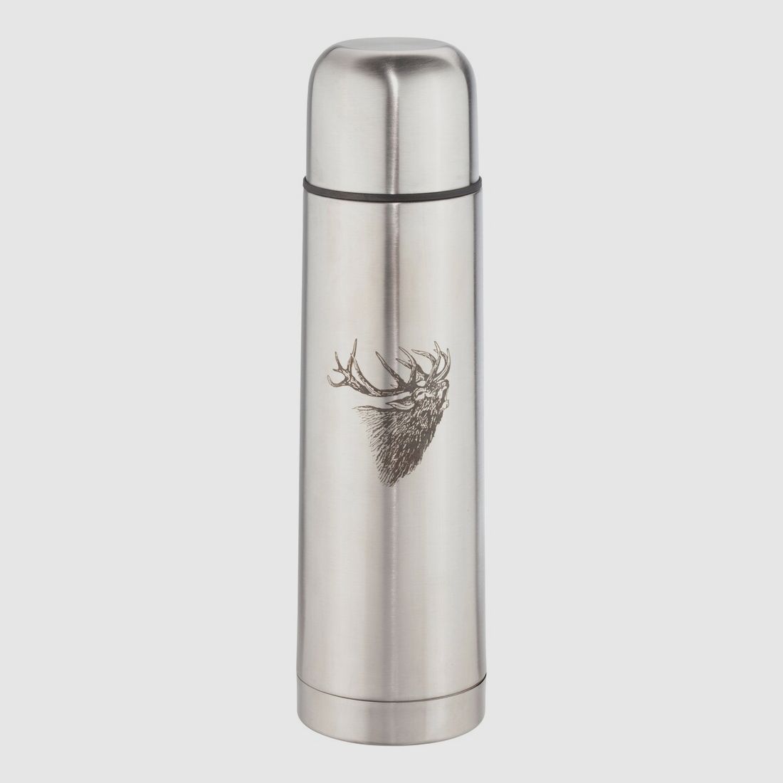 BEIER Bouteille isolante en acier inoxydable avec motif animal, 700 ml (Cerf), image 1 sur 2