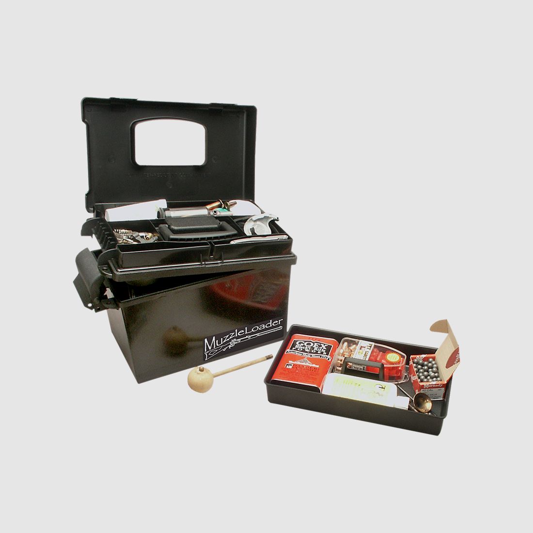 MTM caja de transporte para accesorios de rifles de avancarga ML1-40 negra