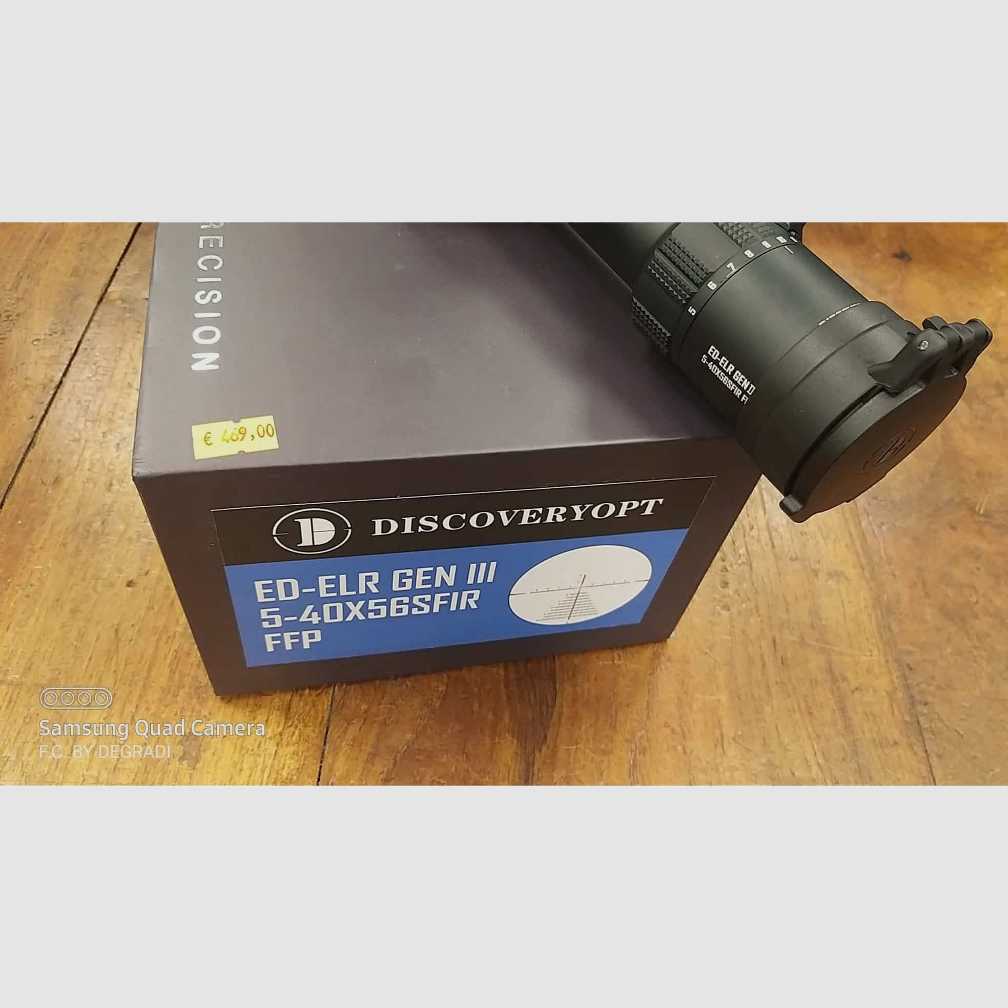 DISCOVERY OPT ED-ELR GEN III 5-40X56 SFIR FFP, immagine 2 di 3