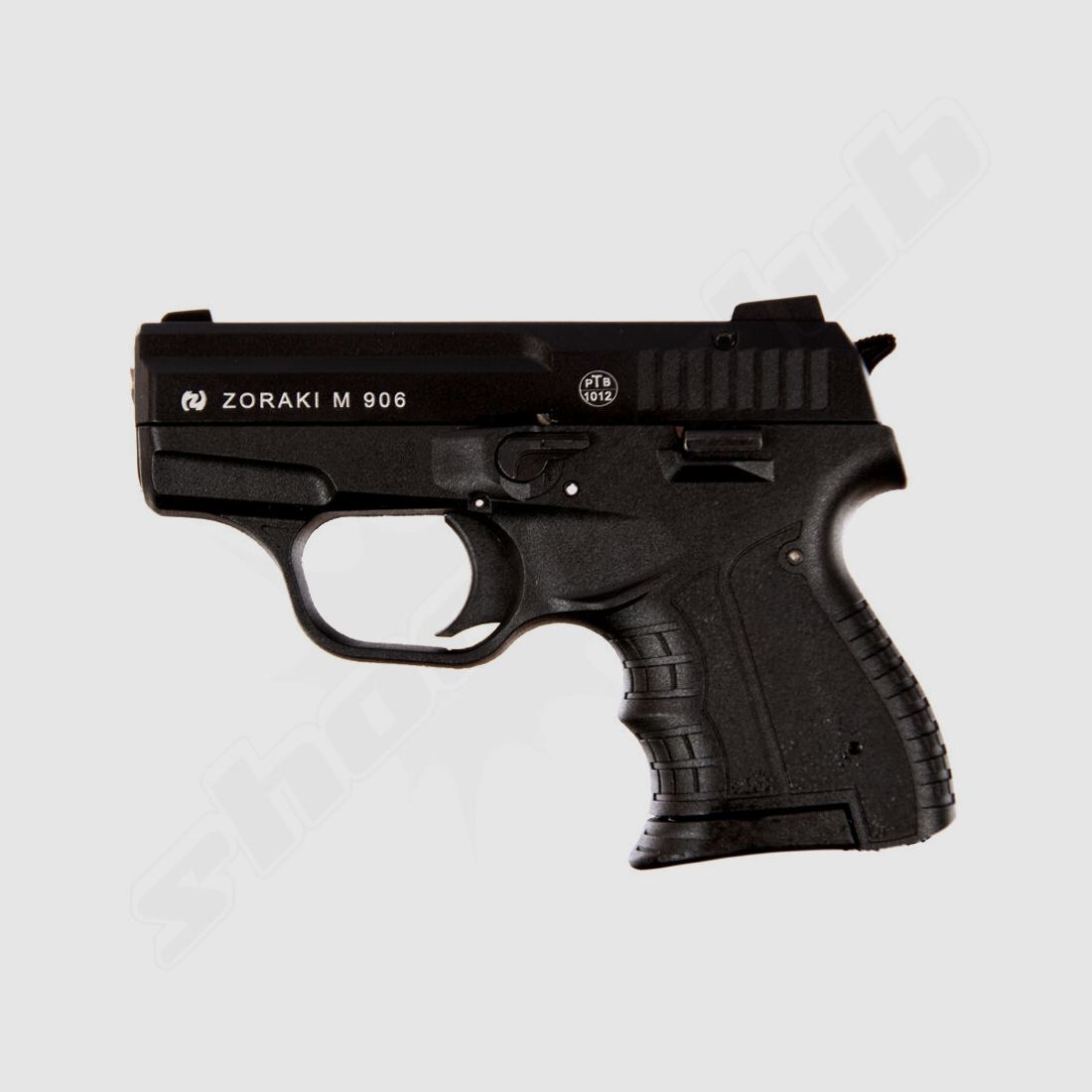 Zoraki 906 schwarz / chrom im set 9 mm P.A.K. + Platzpatronen