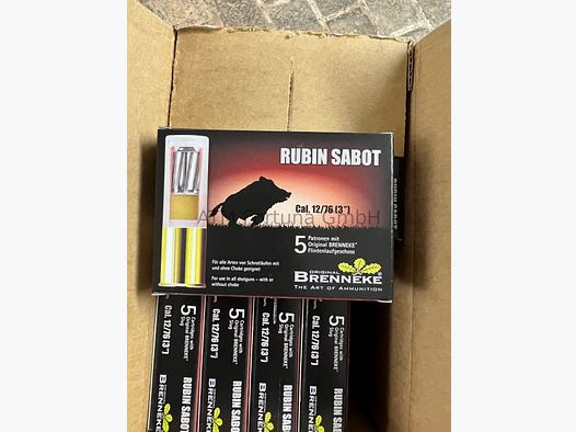 Brenneke 12/76 Rubin Sabot 28,0g/432grs.