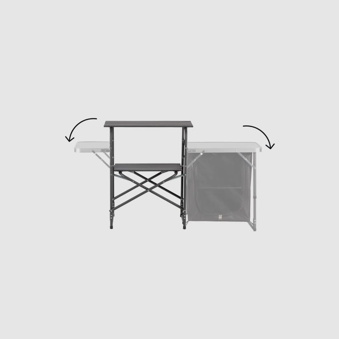 NC3040 Campingschrank ohne Windschutz Nils Camp