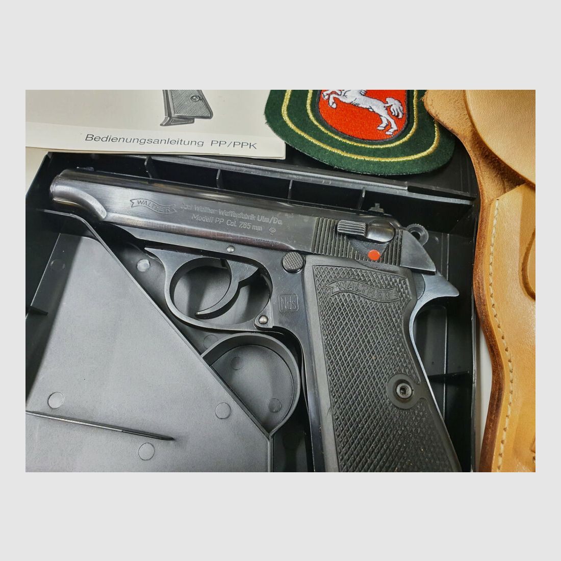 Walther Carl Walther PP Waffenfabrik Ulm/Do. Calibre 7,65mm Browning Tampon Nds Police Niedersachsen