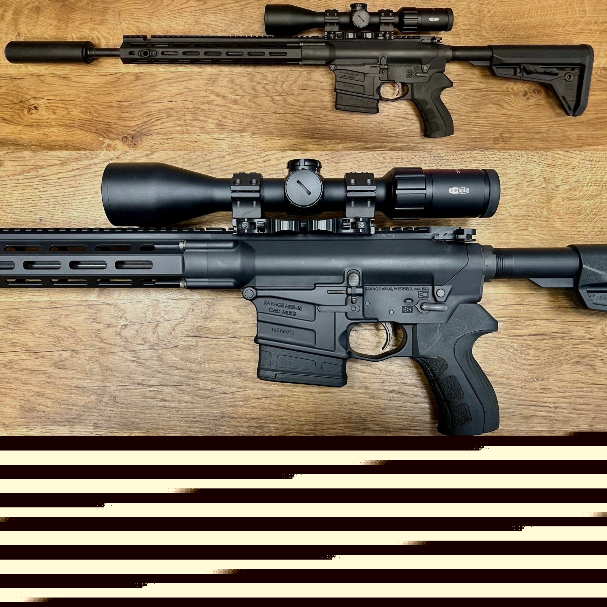 Savage mit AseUtra Schalldämpfer MSR-10 Hunter
