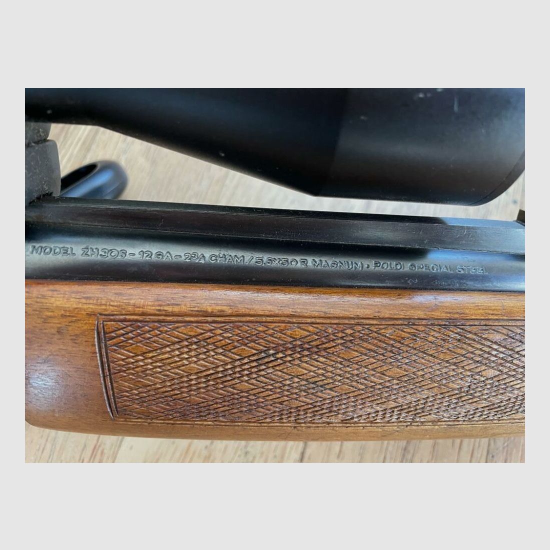 Brünner ZH306 with Vario optics 3-9x42, cal. 12/70 & 5.5x50R0 & 5.5x50R