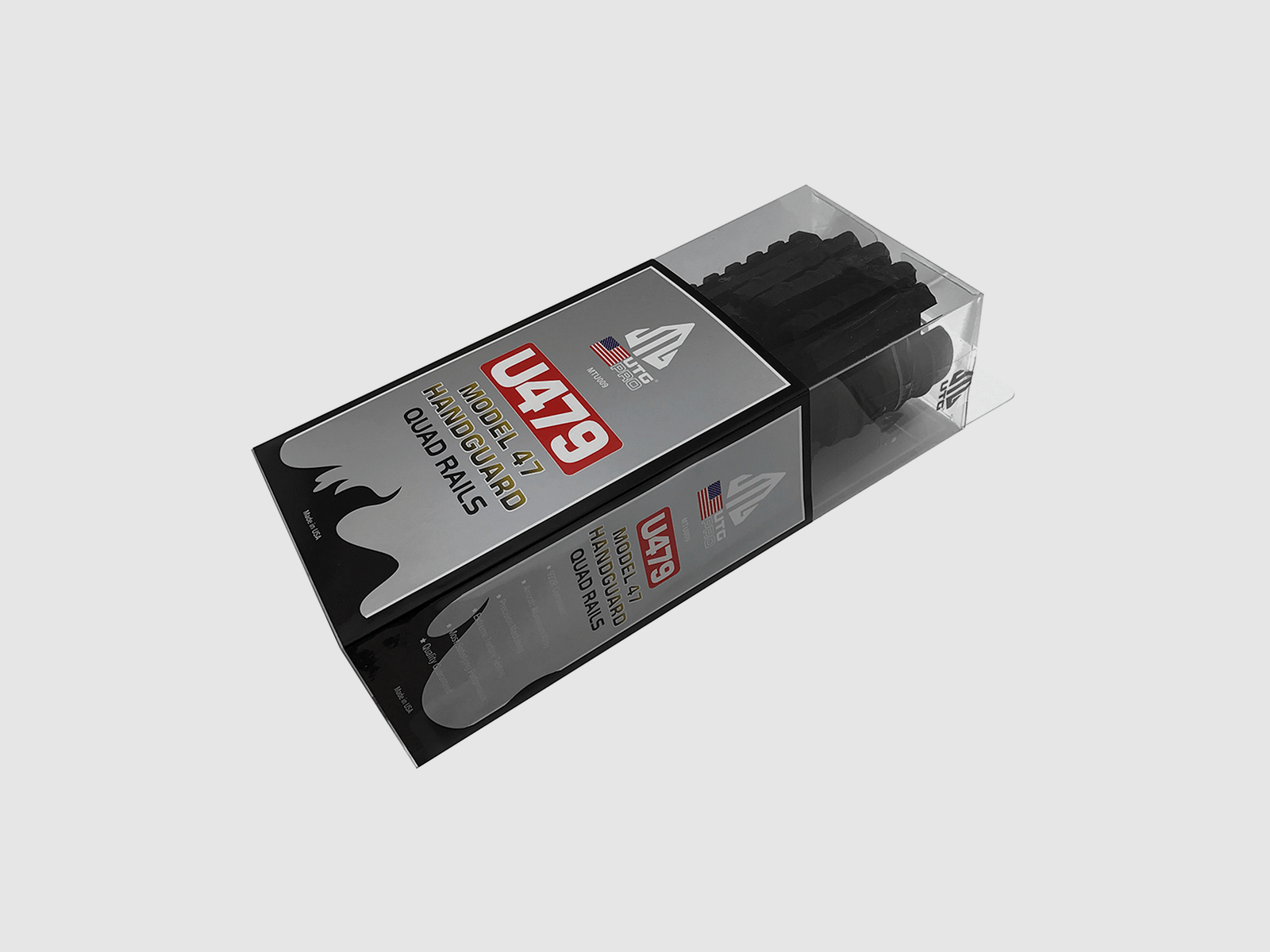 UTG PRO Universal AK47 Quad Rail Handguard, image 2 of 2