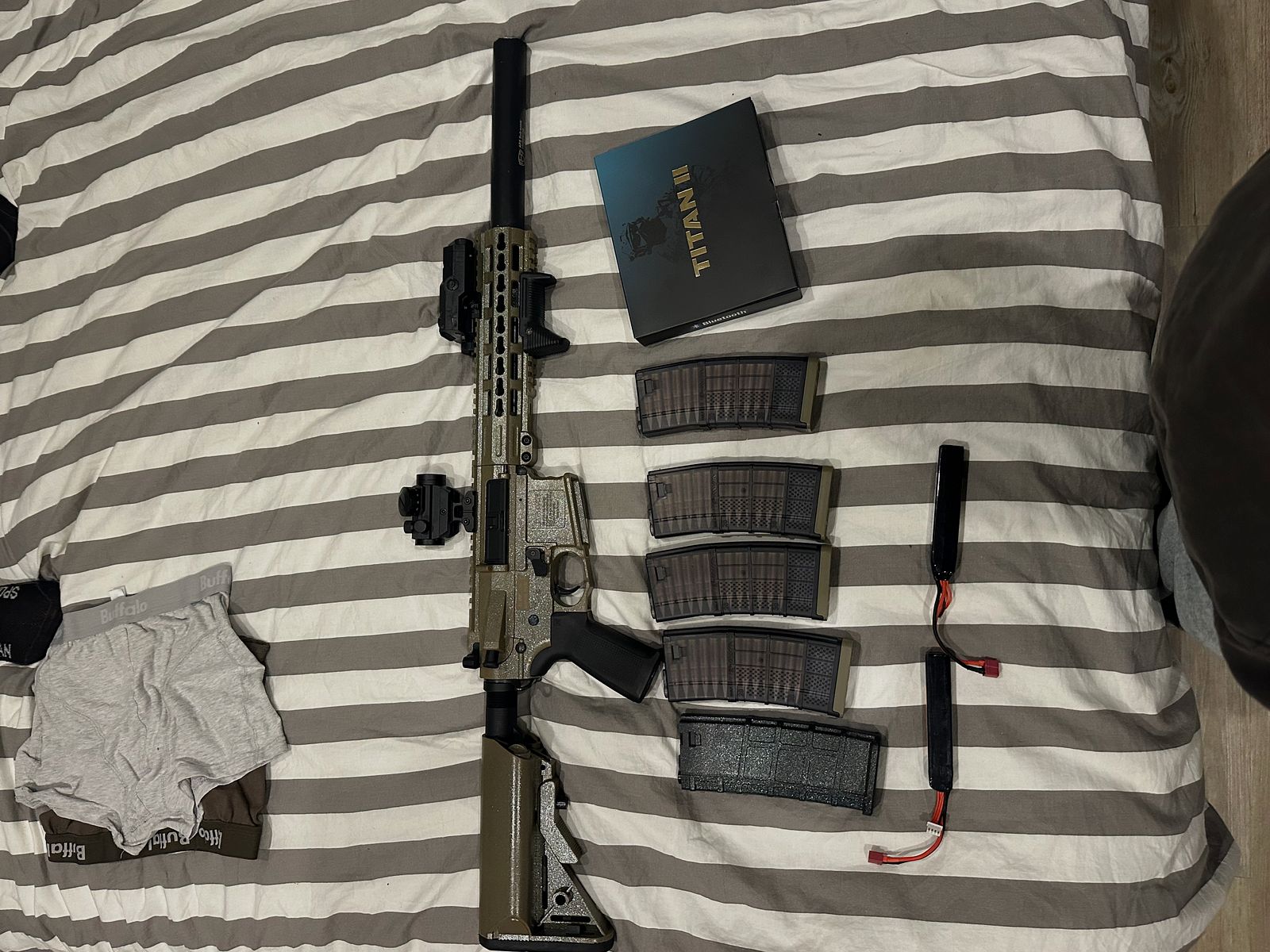 Tippman Comando fully tuned with battery etc.