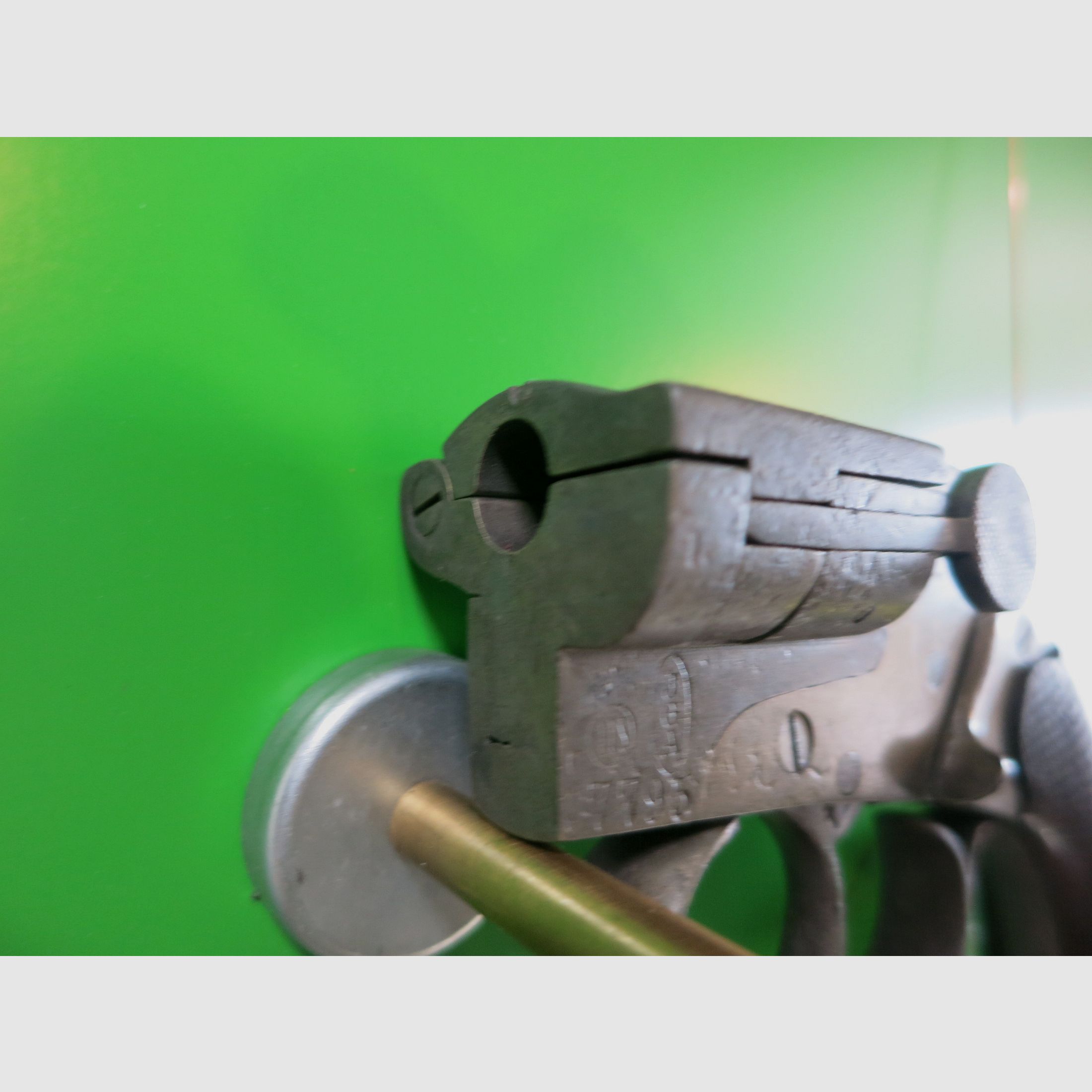 Pistolet sygnalizacyjny; pistolet świetlny bez lufy JGA (Anschütz) system Eisfeld, kal. 11 mm specjalny nabój #81-