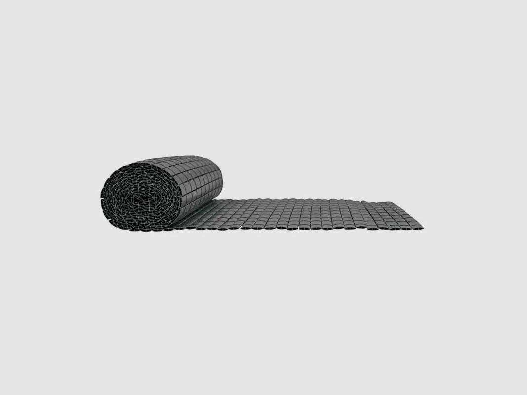 PVC Sichtschutzzaun doppelseitig 1,5x5m grau - Komplettset mit Befestigung, Bild 5 von 17