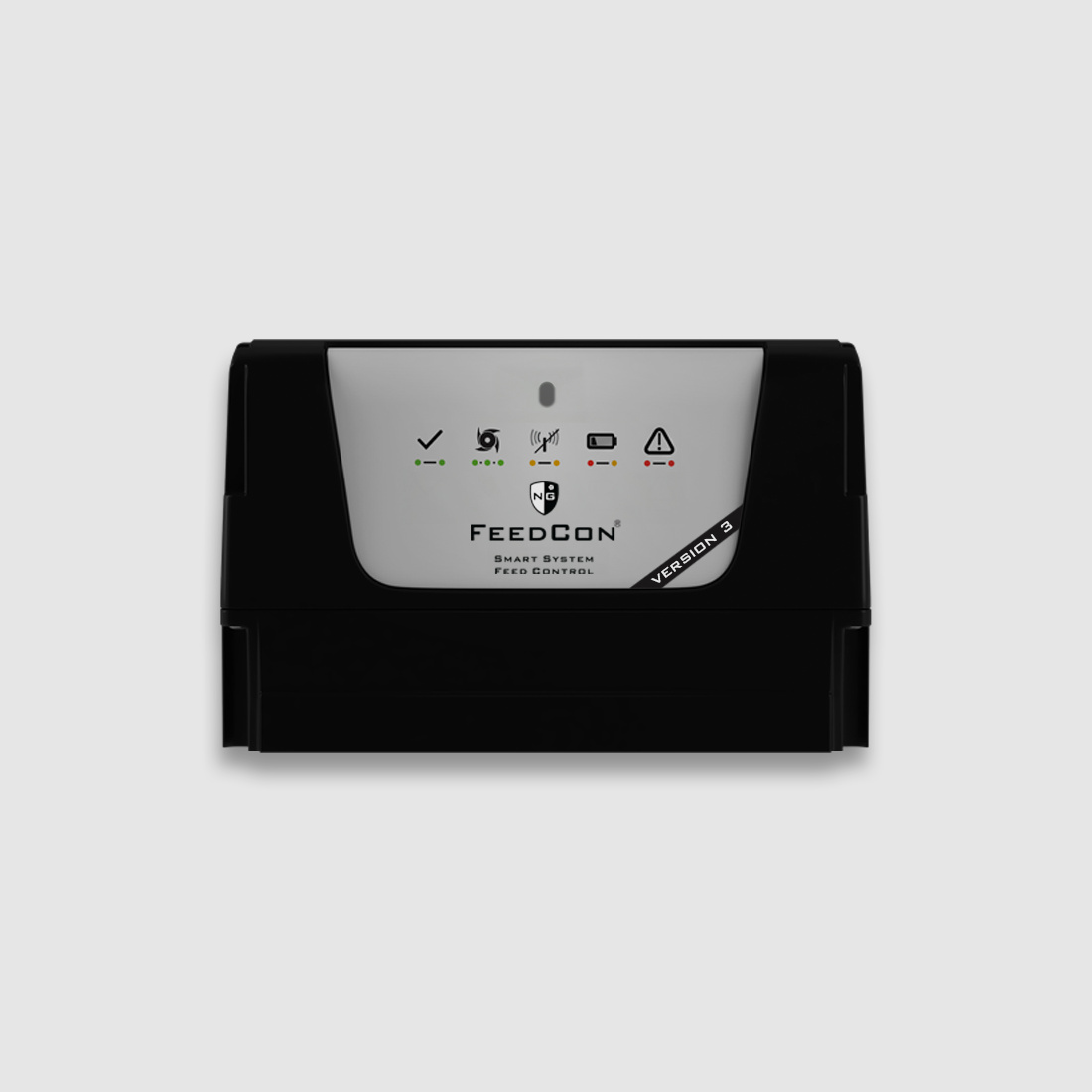 FeedCon unità di controllo telecomandata per la distribuzione di mangimi