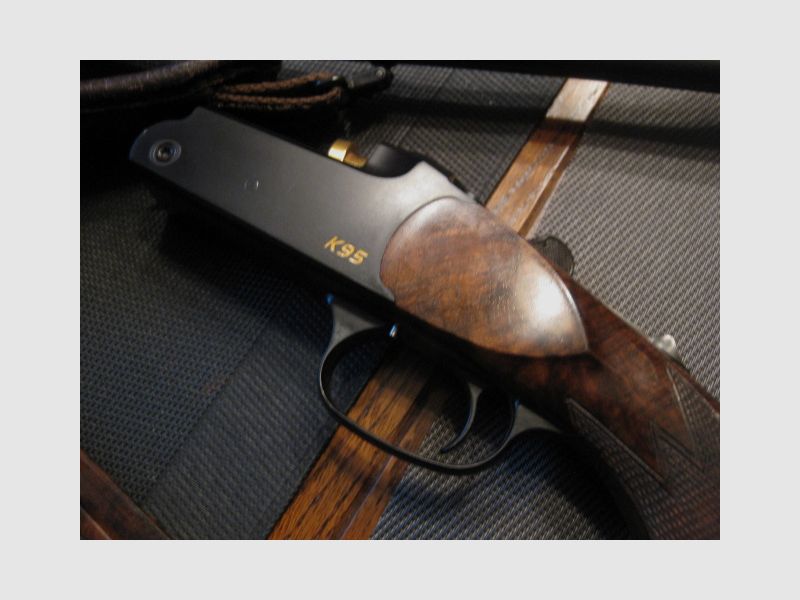 Droomachtige Blaser Black-Custom K95 met droomstock HK 9/10 in caliber .308 Winchester incl. LEICA Fortis 1,8-12x42i red dot sight L-4A (zoals ZEISS 60) en incl. 60 schoten RWS DK 10,7 gram