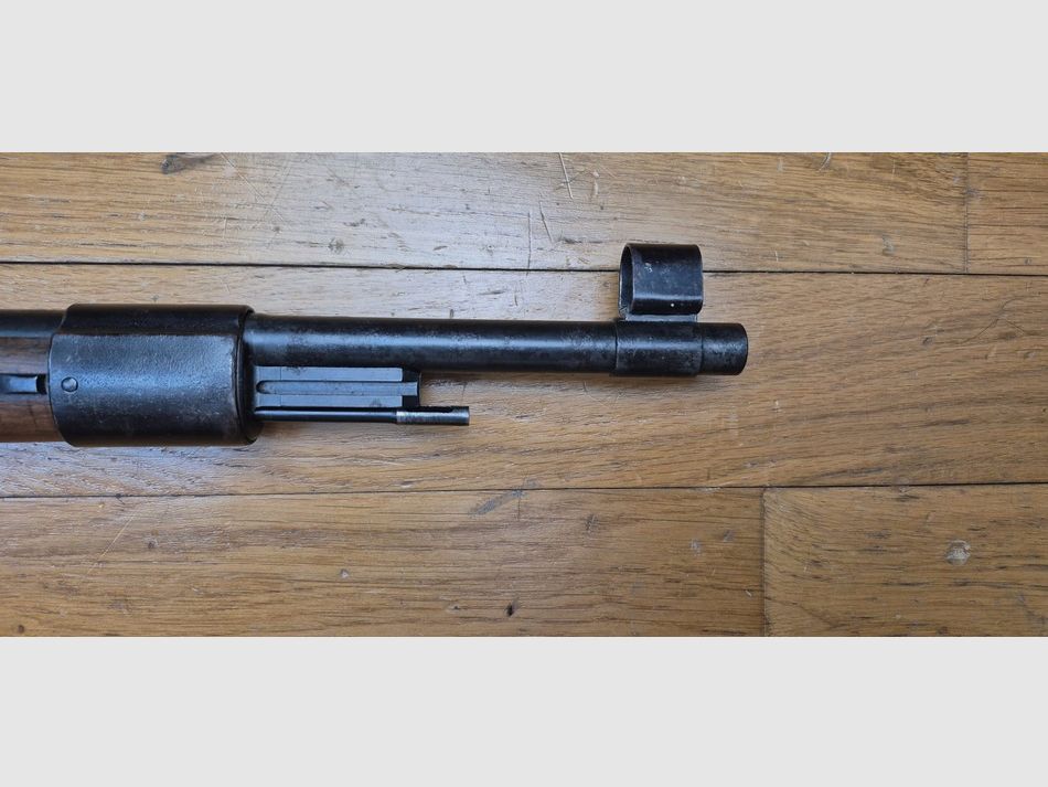 Schöne K98 Büchse – Dritte Reich – Code BYF 43 – Herstellung Mauser Oberndorf von 1943 – Monomatrikulation – Hervorragender mechanischer Zustand – Reparierter Schaft – Schöner Lauf – Sehr schöne Züge – Schöne Waffe 100% Periode – TBE, Bild 9 von 34