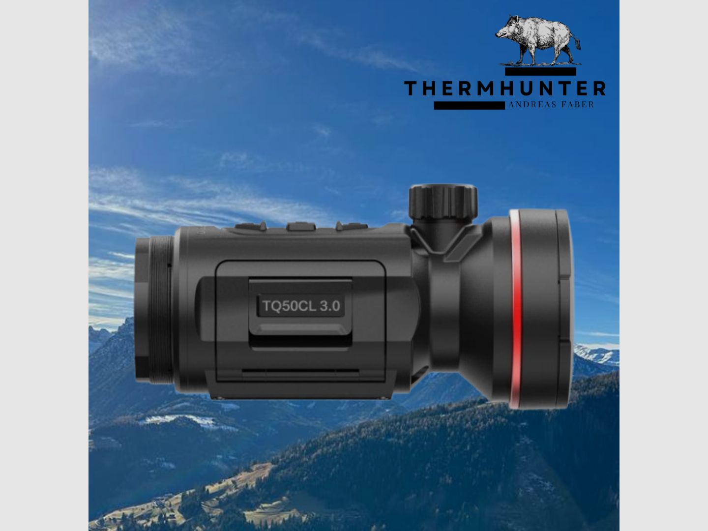 Hikmicro Clip-On Thunder TQ50CL 3.0 Komplettset mit Adapter -NEU-