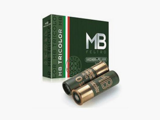 BASCHIERI & PELLAGRI – Cartuchos de perdigones – TRICOLOR N°5