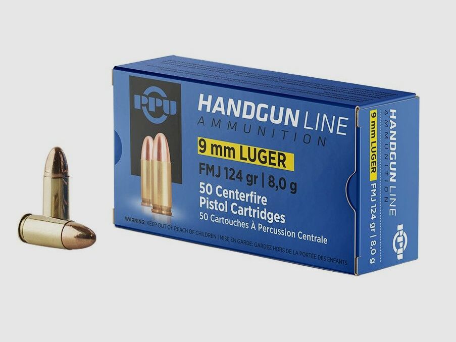 PPU Prvi Partizan 9mm Luger 124grs FMJ