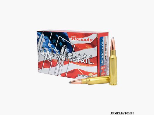 AMMUNITION – HORNADY – AMERICAN WHITETAIL 7mm-08 REM 139gr INTERLOCK® SP (20 PCS) -8057