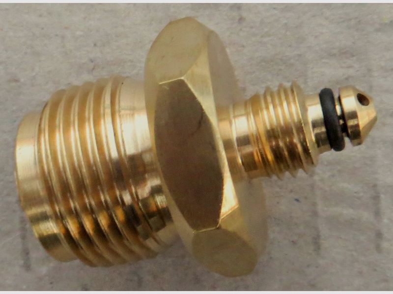 ADATTATORE DI RIEMPIMENTO / BECCUCCIO DI RIEMPIMENTO ARIA COMPRESSA PER STEYR LP1/LP5/LP10/LP10E/LG1P/LG10P