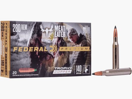 Federal Premium Trophy Copper .280 Rem. 140GR 20 cartucce
