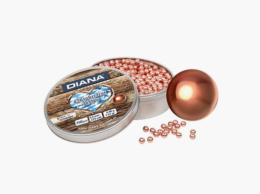 Diana Oktoberfest Rundkugeln 4,4 mm verkupfert 750 Stk