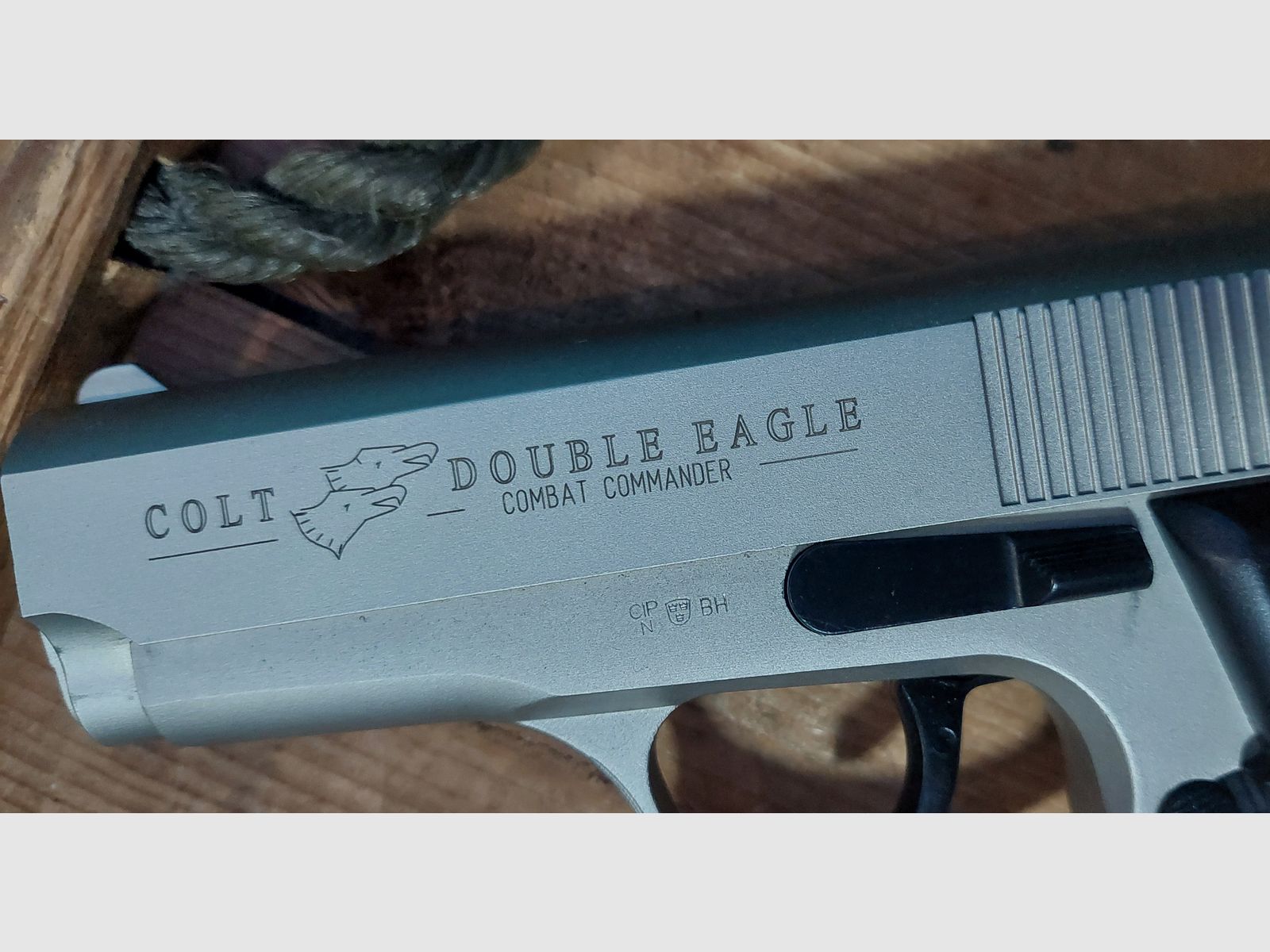 COLT Double Eagle - cromo mate - 9 mm P.A.K (PTB 766) Schreckschuss