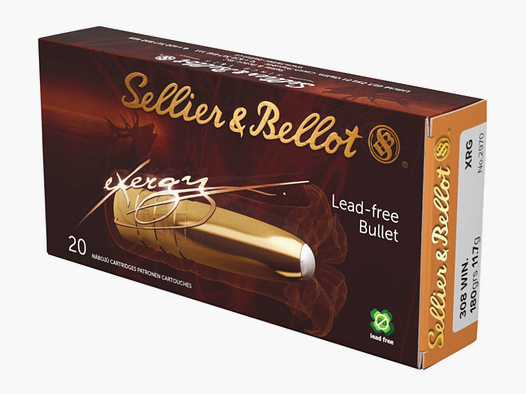 Sellier & Bellot 161392 .308 Win. XRG Exergy Bleifrei 11,7g 180grs