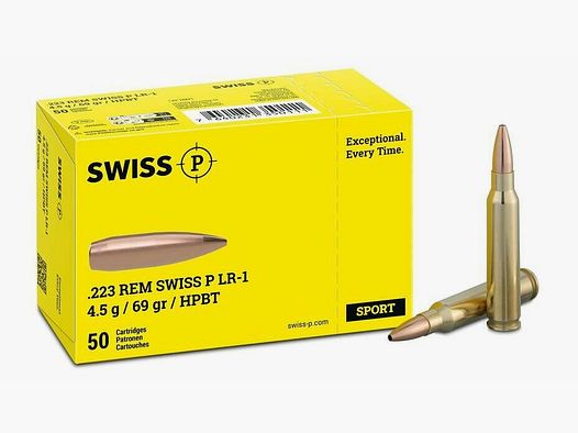 SWISS P .223 Rem HPBT 69grs / 4,5g