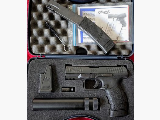 Walther PPQ M2 9mmPAK Navy Kit & 33Schuss Großes Walther Magazin