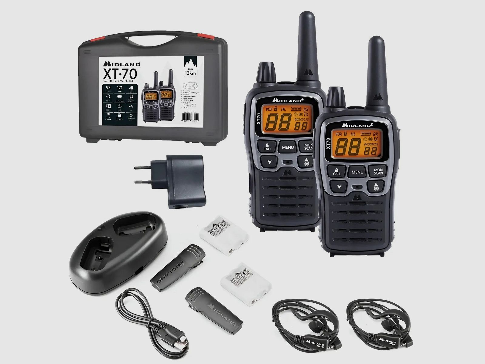 Midland Midland Radio XT70 Adventure Case Set