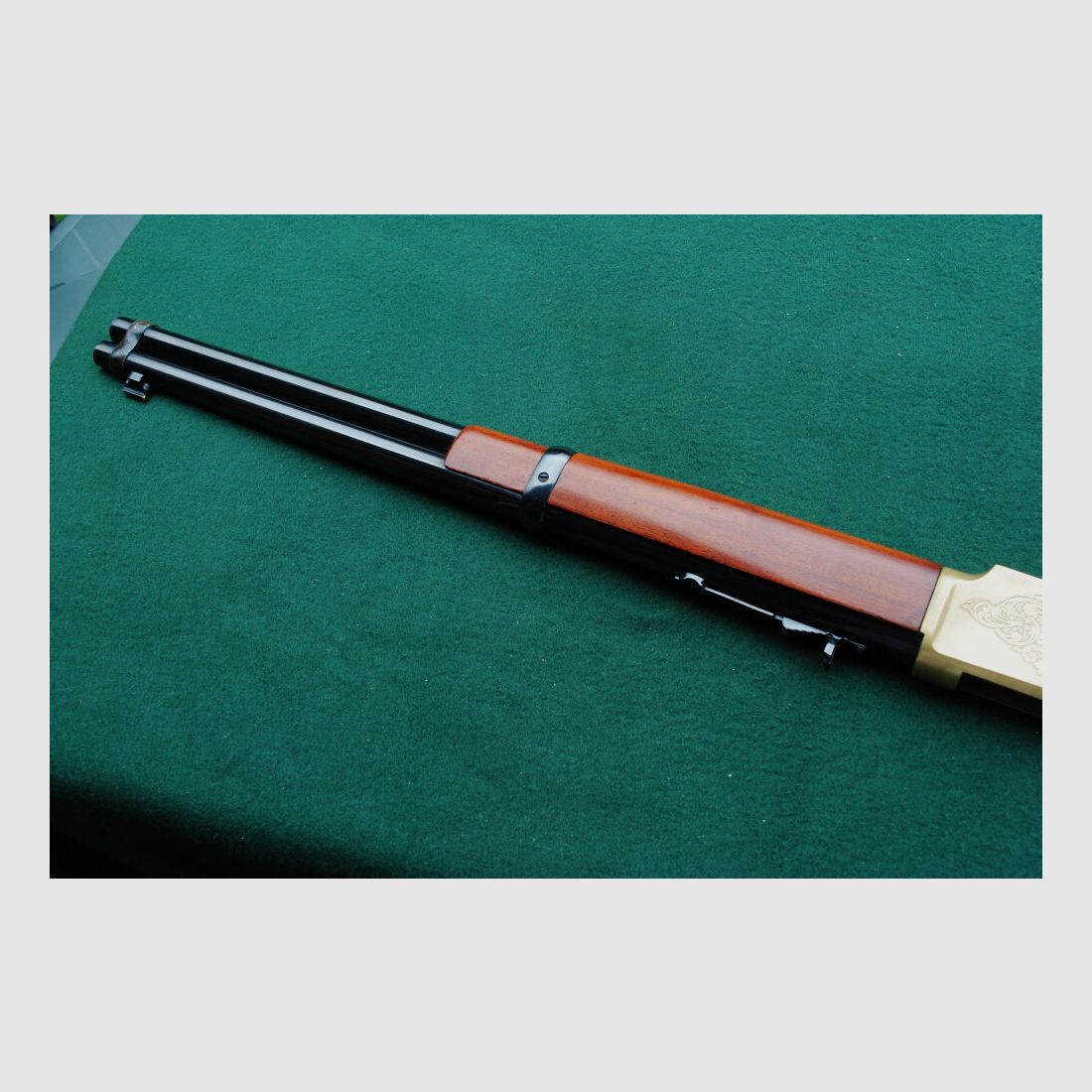 Win. 66 Carbine, Indian Head graviert, komplett CAS überarbeitet