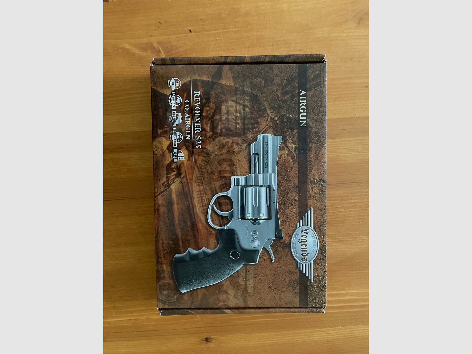 Legends S25 CO2 Revolver cal. 4.5 Diabolo/round balls