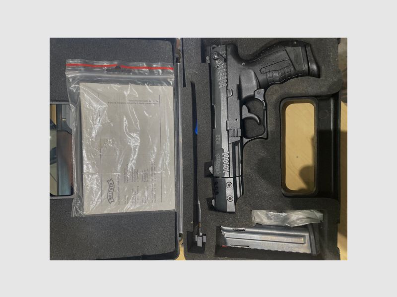 HALBAUTOMATISCHE PISTOLE - WALTHER P22 LR3 - MIT AUSTAUSCHLAUF UND OVP